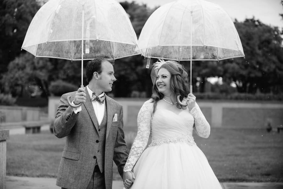 Vintage Chapel Wedding Minneapolis Photographers, Bridal Couple in black and white