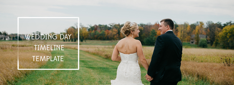 Minneapolis Wedding Day Timeline Template to Plan a First Look