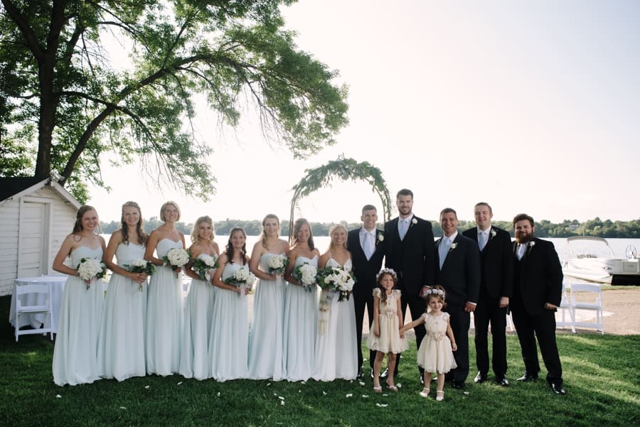british american wedding bridal party photos