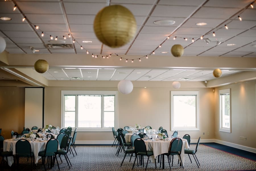 wisconsin golf course event center venue decoration photos