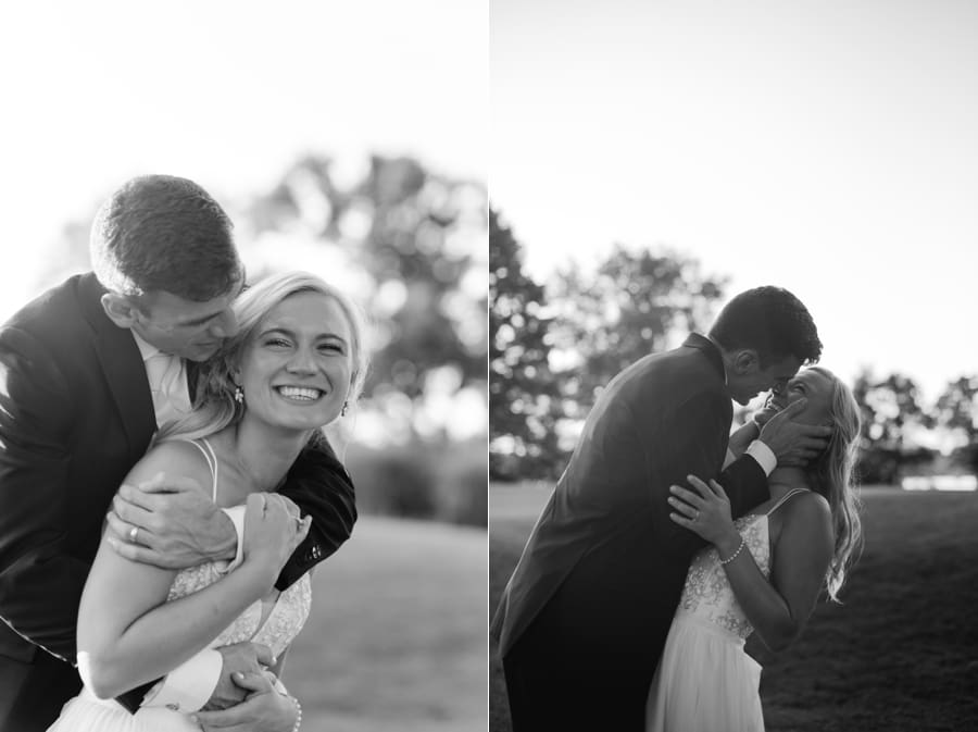 wedding couple sunset portraits