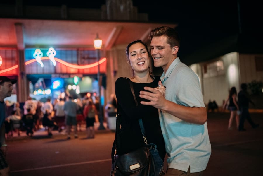 romantic minnesota state fair couple dance around