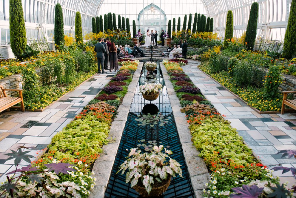 Como Zoo Wedding Ceremony at the Conservatory