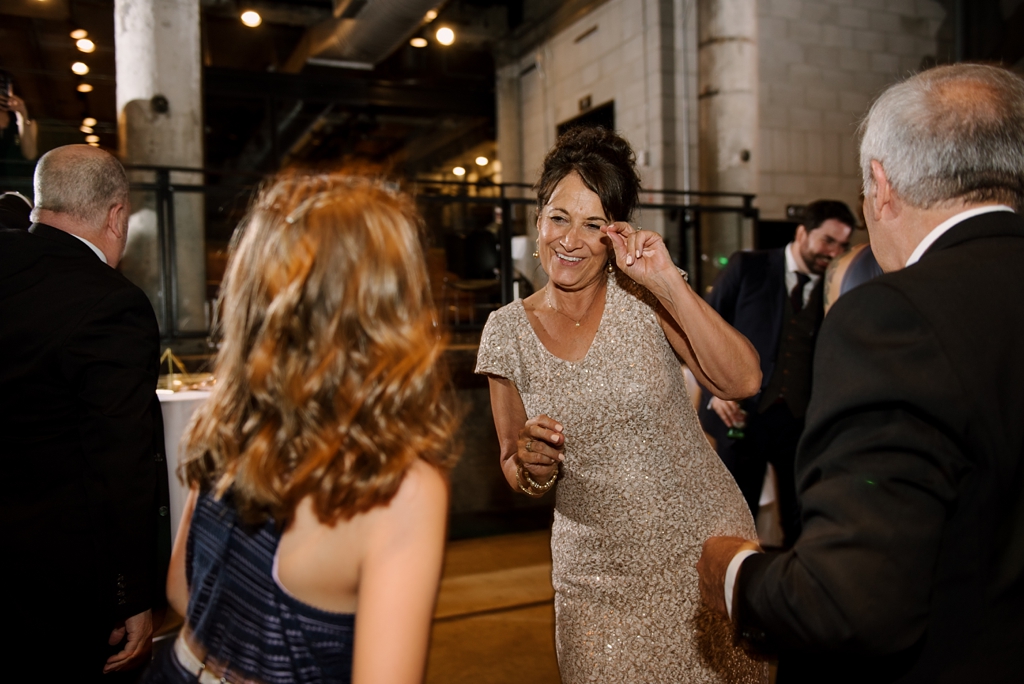 guests dancing at minneapolis wedding reception