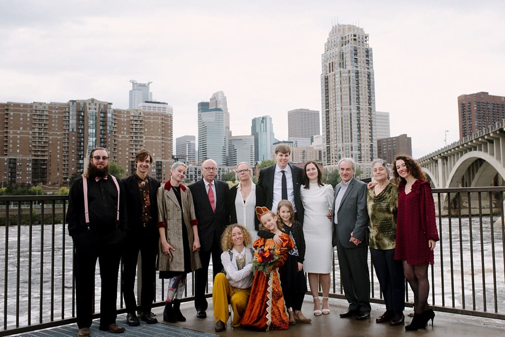 Small Wedding at the Mississipi Riverfront Regional Park