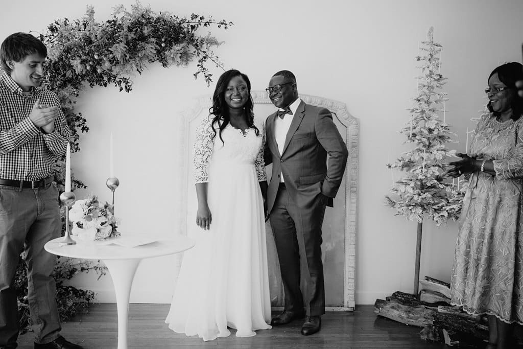 intimate micro wedding in st paul photo studio