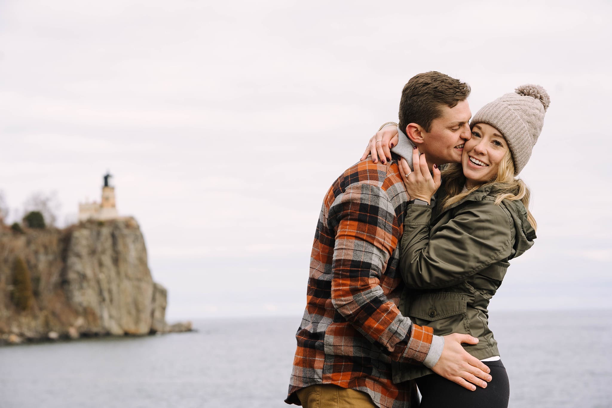 split rock lighthouse north shore surprise proposal