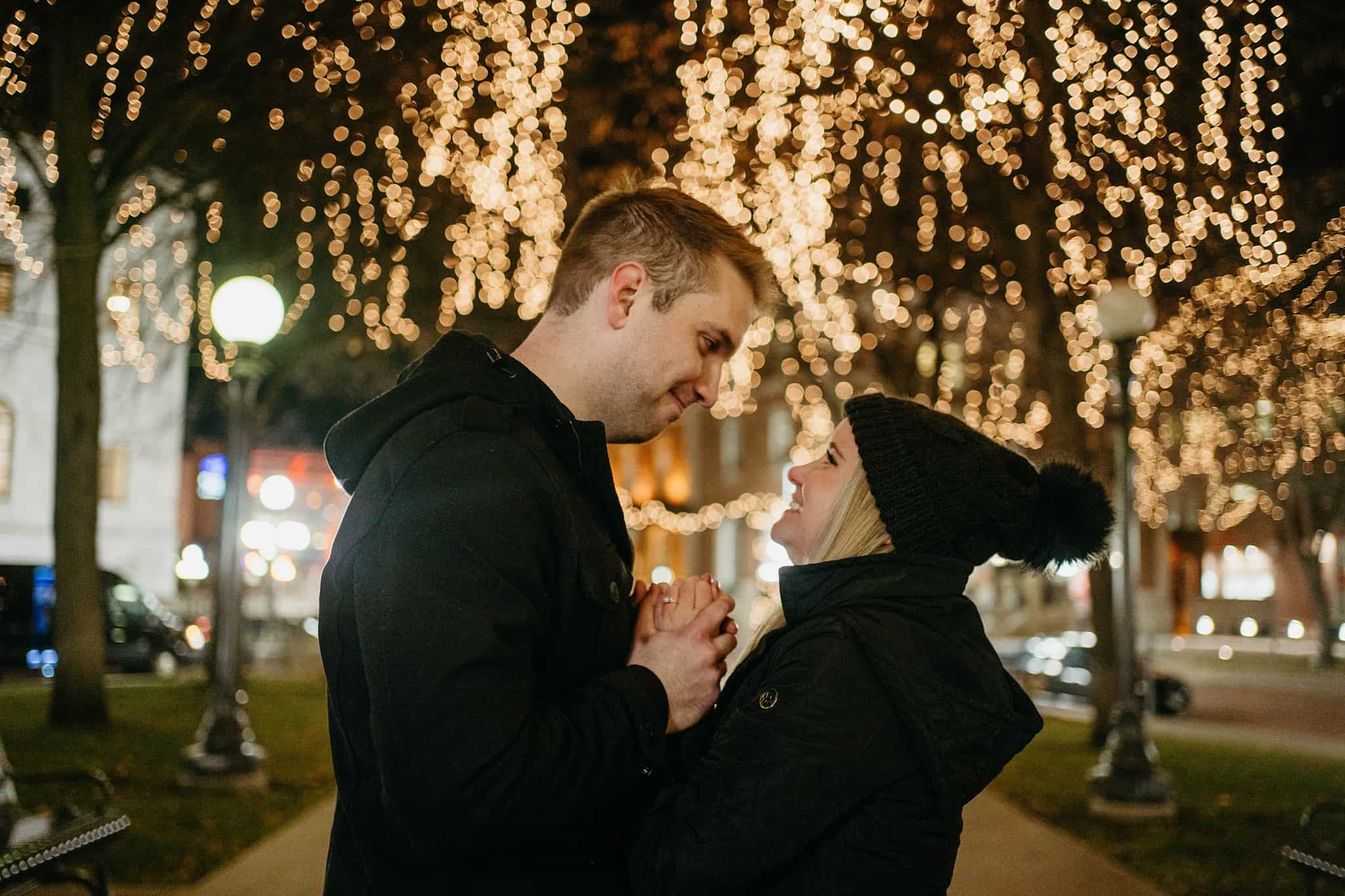 surprise engagement photography session rice park