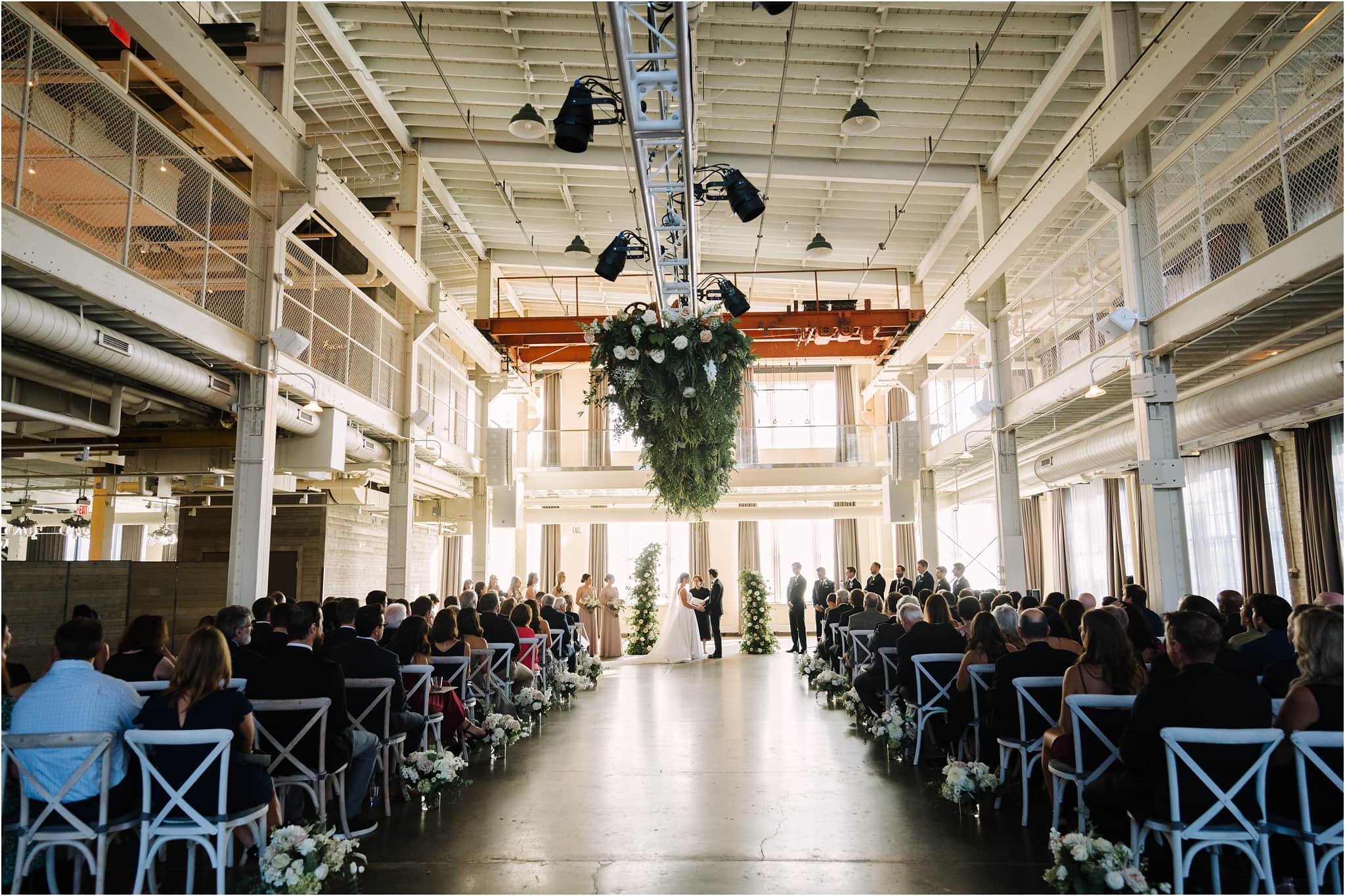Industrial and ample space at the Machine Shop Wedding venue in Minneapolis