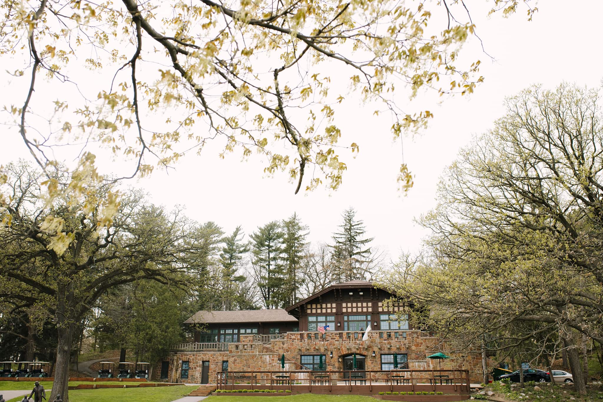 wirth chalet wedding venue in Minneapolis