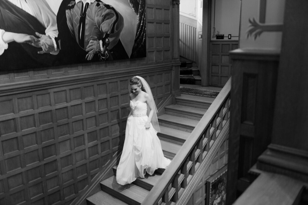Bride Getting Ready at Van Dusen Mansion